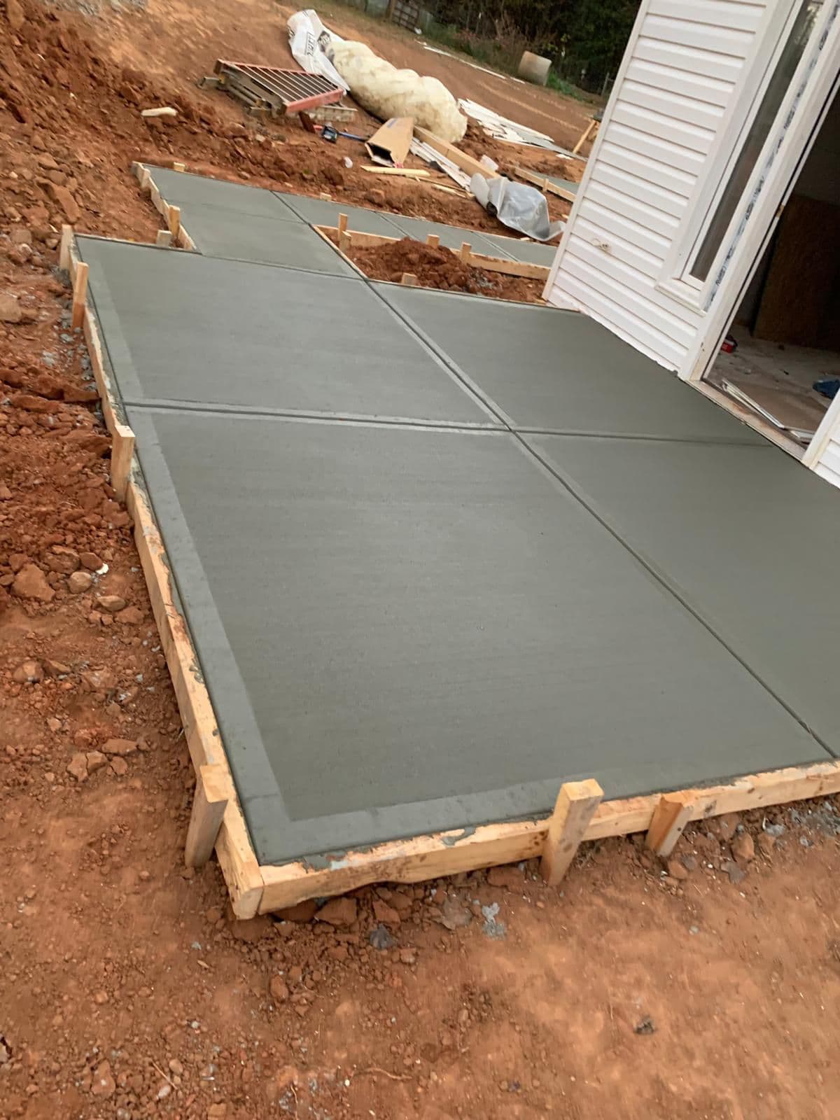 Concrete driveway and slab work in North Atlanta by Escobar Masonry & Hardscapes